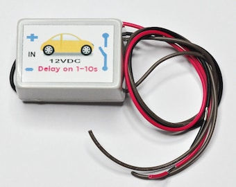 Delay On Timer 1-10 second for Car Amplifier System 12V / 5A or Car Light