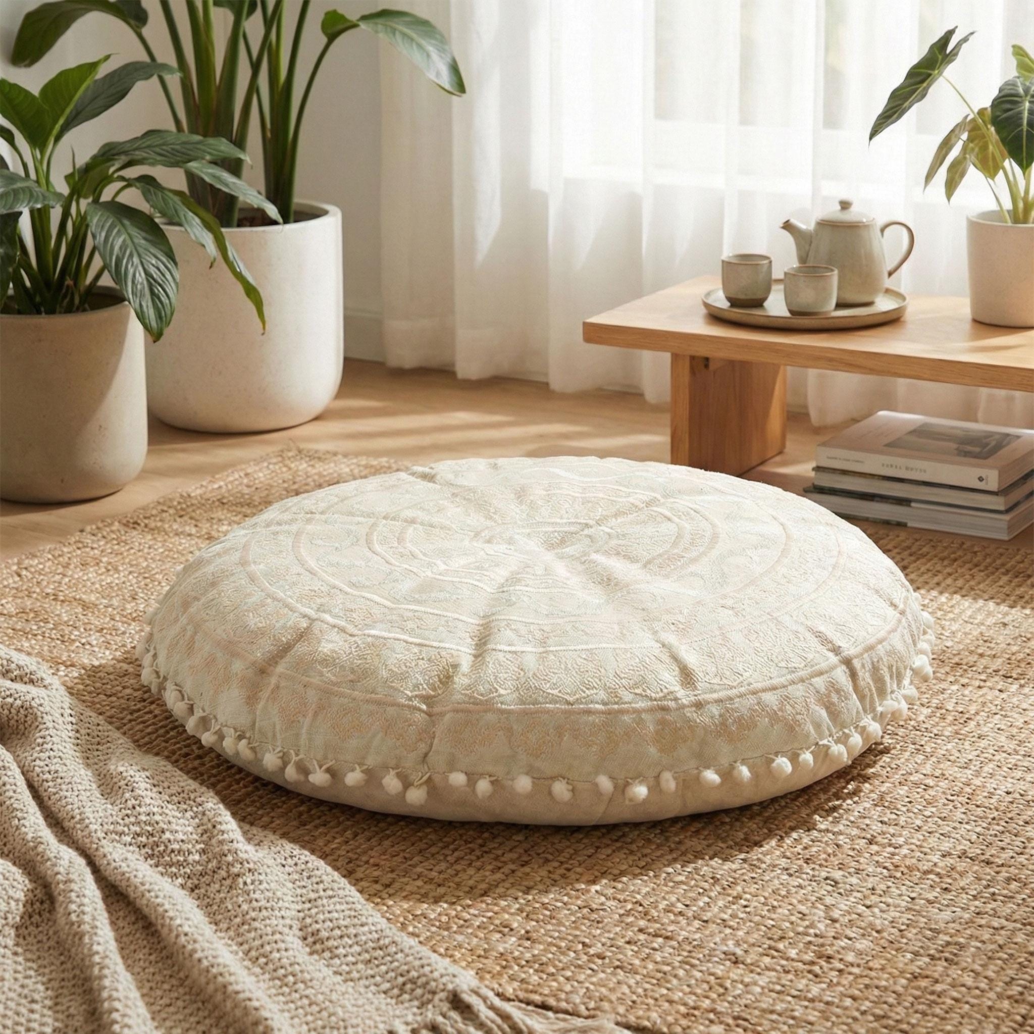 Round Floor Cushion 60 Inch - Etsy