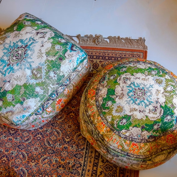 Fodera Per Cuscino Da Pavimento Boho Per Esterni: Grande Pouf