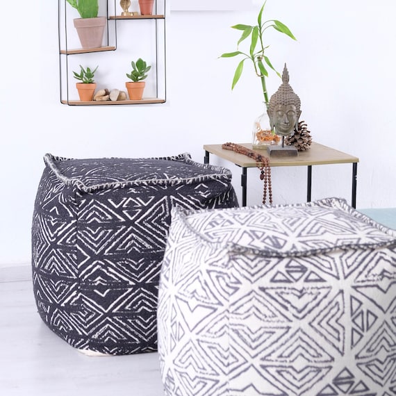 Tribal pouf on sale