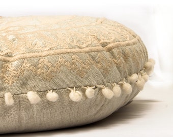 meditatie kussen ronde meditatie kussen vloer zitplaatsen boho stijl decor kinderen INSERT NIET INBEGREPEN