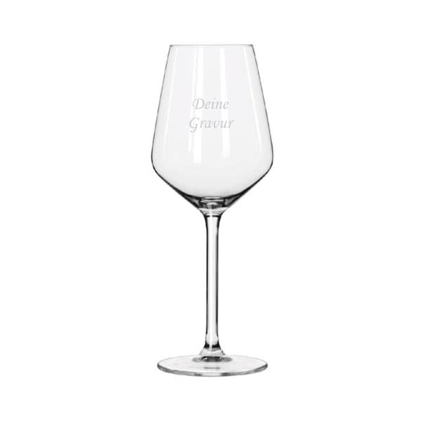 Verre à vin personnalisé avec gravure pour mariage, anniversaire, jubilé | beaux verres à vin de qualité personnalisés verre à vin blanc