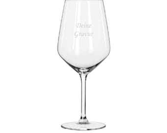 Wedding glasses with engraving for weddings or other occasions | beautiful and high-quality wine glasses | White wine glass