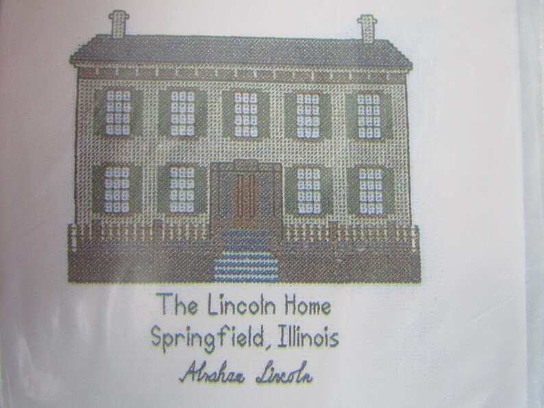 Lincoln Home Posy Collection Counted Cross Stitch Kit c2001 Etsy