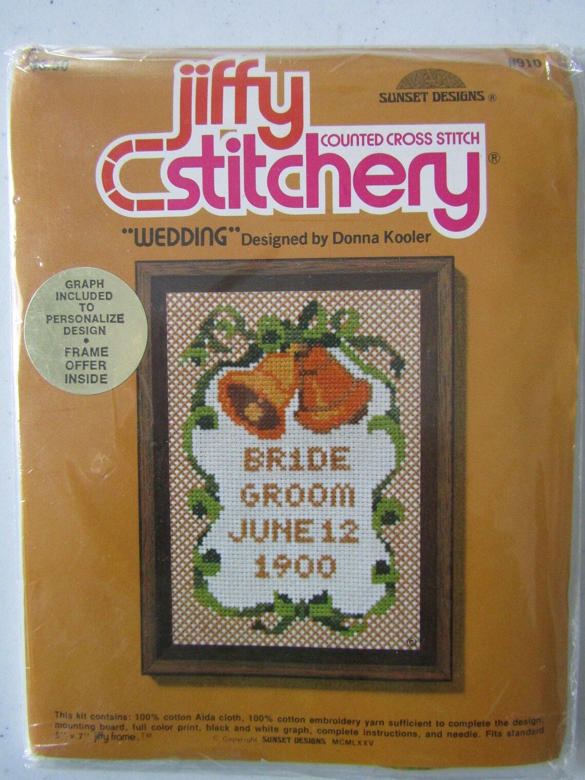1970s Jiffy Cross Stitch Kit Set of 4 Vintage 1975 1976 910 Etsy