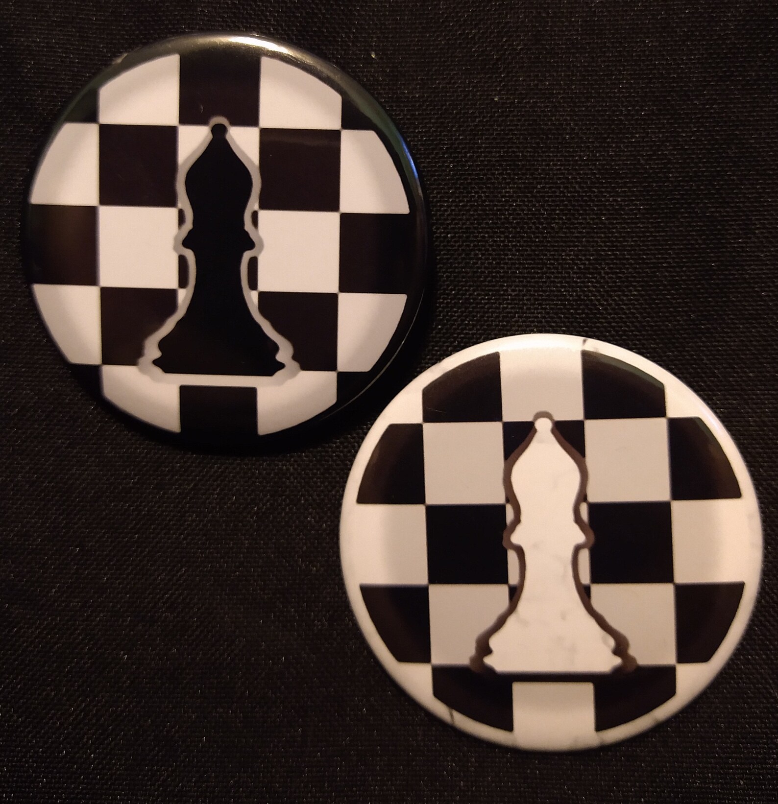 Classic Chess Badge Set single Purchase or Set of 12 Buttons Etsy UK