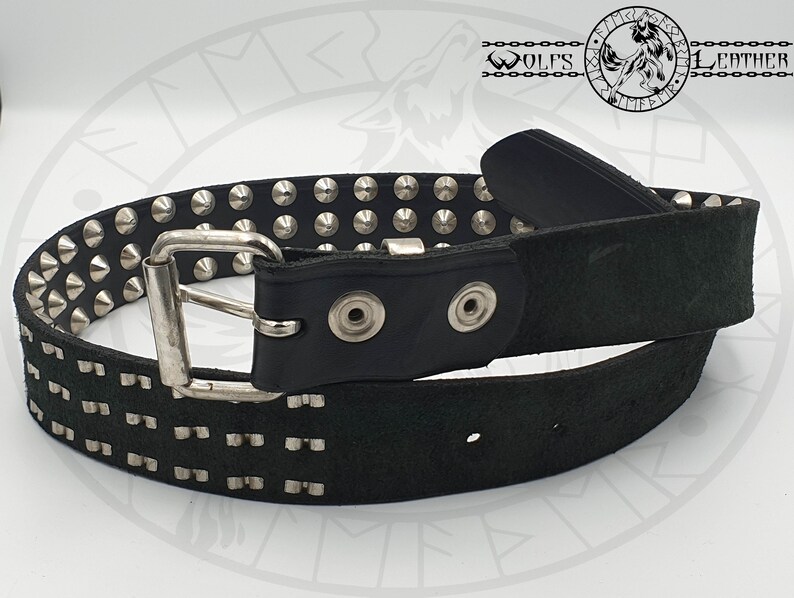 Studded belt old school Etsy
