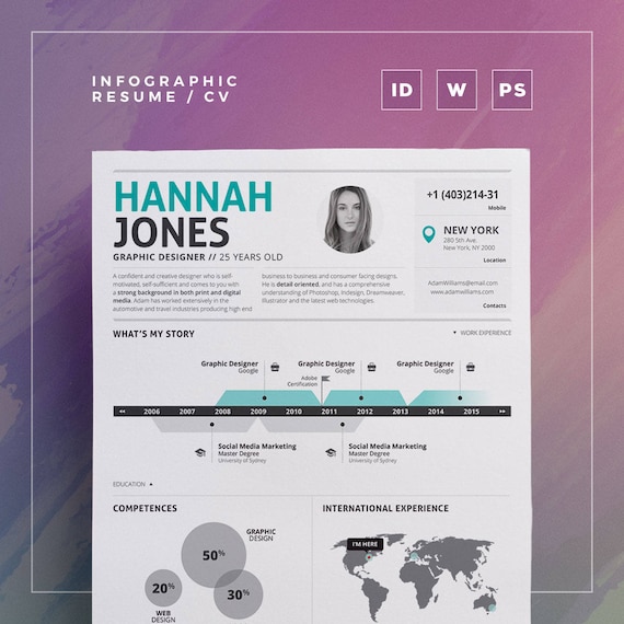 Infographic Resume For Marketing