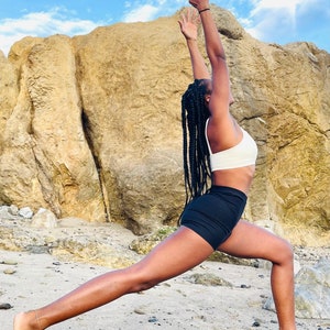 Yoga Shorts Hemp and Organic Cotton image 2