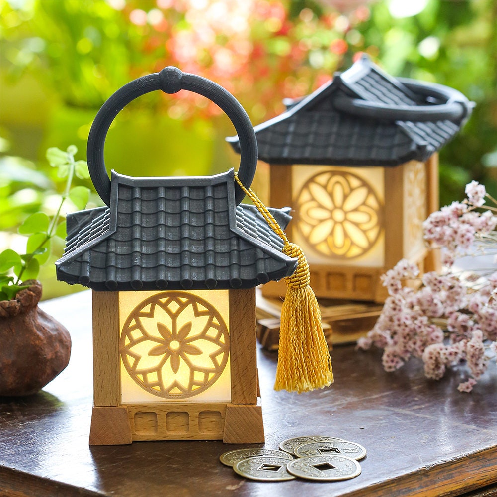 Korean Traditional Lamp Korea Lantern Custom Photo Night Light | Etsy