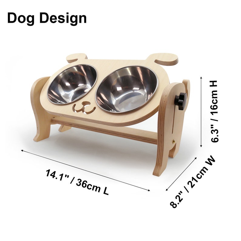 Raised Dog Bowl Stand for Small Dogs Elevated Dog Bowls Stand Etsy