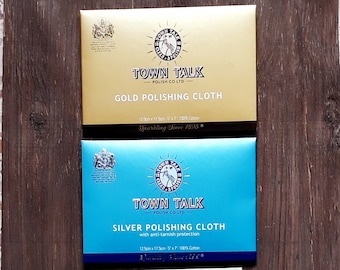 Magic polishing cloth for silver and gold jewelry = cleaning wipe, reusable (professional anti-tarnish maintenance product)