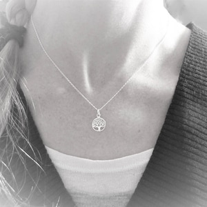 Tree of life necklace in 925 silver, jewelry of your choice (necklace/pendant/charm/earrings) birth gift