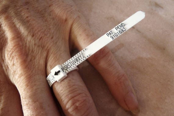 Medidor de anillos universal, reutilizable, guía de tallas para medir la  circunferencia de los dedos alianza, anillo, anillo -  México