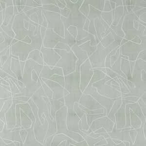 Entangled Lines Textured Look Background Wallpaper, Sage, Wallpaper
