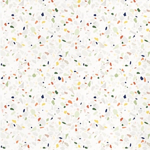 Terrazzo Wallpaper, Green, Wallpaper