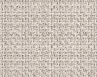 Wicker Weave Look, White Wash, Wallpaper
