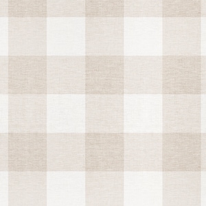 Checkered Fabric Look Small Wallpaper, Beige, Wallpaper
