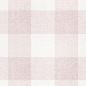Checkered Fabric Look Medium Wallpaper, Pink, Wallpaper