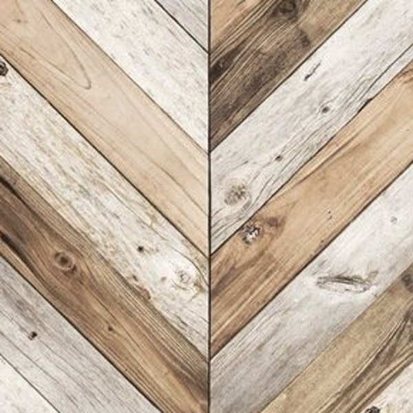 Peel and Stick Wallpaper Wood Etsy