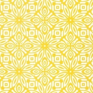 Geo Flowers Yellow , Wallpaper