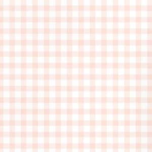 Gingham Check Pattern Pale Pink , Wallpaper