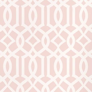 Modern Trellis Pink , Wallpaper