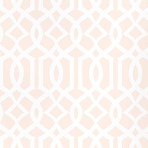Modern Trellis Baby Pink , Wallpaper