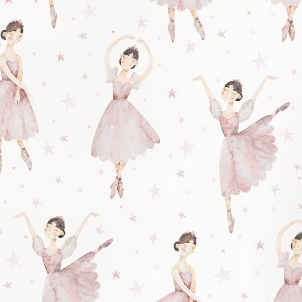 Ballerina Pink , Peel and Stick Wallpaper