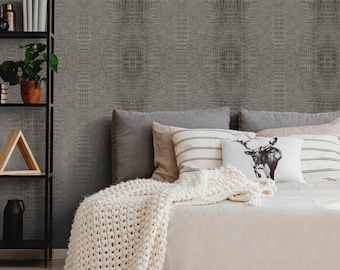 Smooth Crocodile Wallpaper, Grey, Peel and Stick or Traditional Unpasted