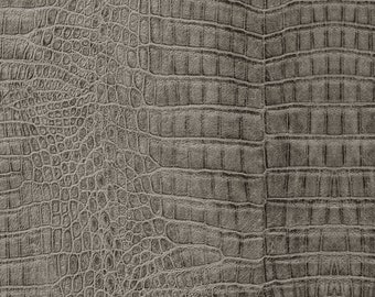 Crocodile Wallpaper, Grey, Peel and Stick Wallpaper