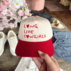 Long Live Cowgirls Embroidered Classic Dad Hat, Cowgirl Country Trendy Richardson Trucker Hat, Long Live Cowgirls Baseball Hat