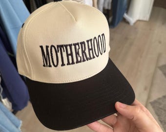 Bonnet papa classique brodé maternité, casquette de camionneur tendance Richardson broderie maman, casquette de baseball brodée maternité, chapeau maman