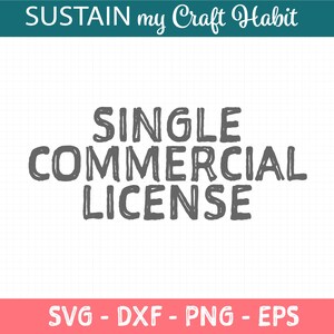 Licence commerciale à usage unique pour les modèles numériques Sustain My Craft Habit