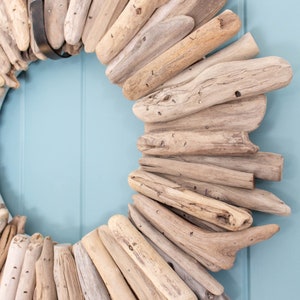 Driftwood Wreath / 16 Coastal Wreath / Authentic Lake Huron Drift Wood / Handmade Coastal Decor / Made in Canada / Rustic Cottage image 2