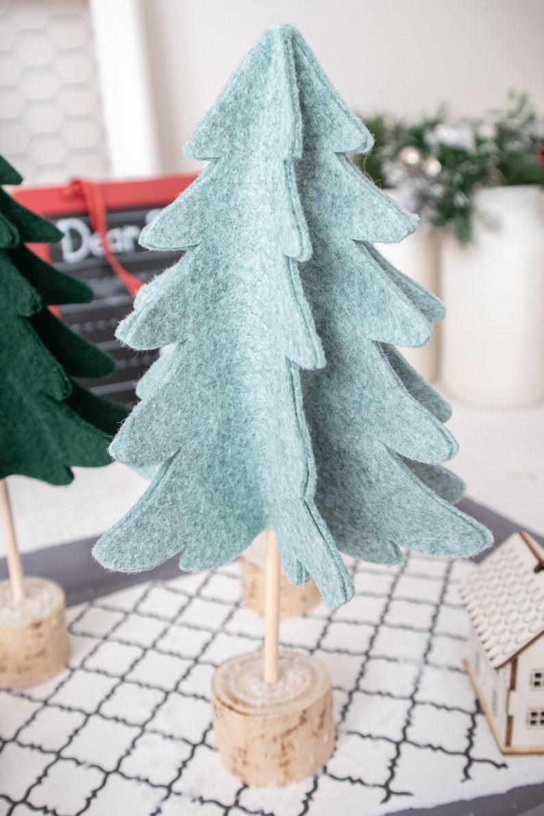 Felt 3D Christmas Tree Pattern SVG PDF Digital Cut File Etsy