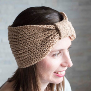 Knitted Head Band and Neck Warmer Pattern - Instant Download - Digital Download - Knit Pattern Women&#39;s Neck Accessories - Handmade Gift Idea