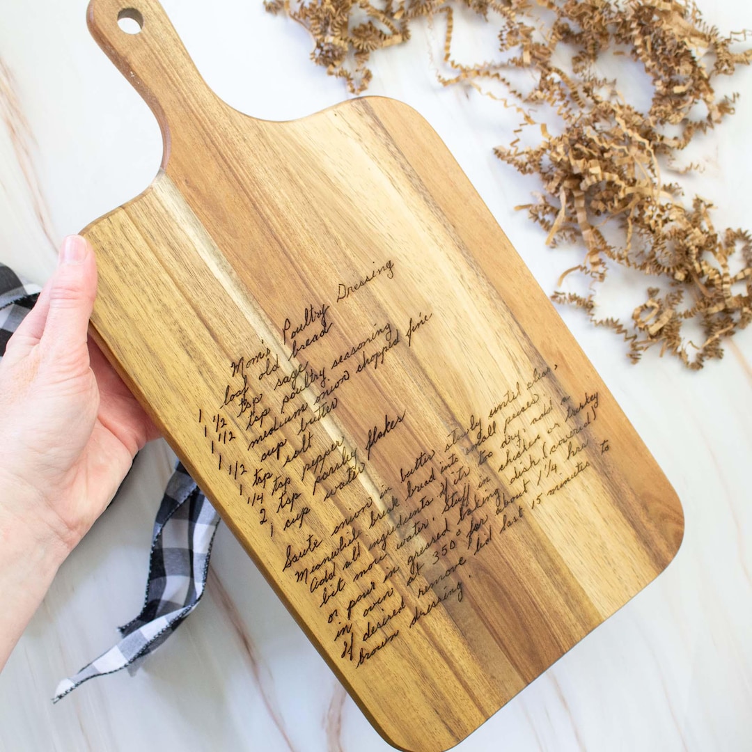 Personalized Cutting Board Custom Engraved Acacia Wood Cutting Board ...