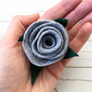Roses Felt Flower PATTERN Template With Photo Tutorial No sew Felt Roses Felt Flower PATTERN Template With Photo Tutorial No sew Felt