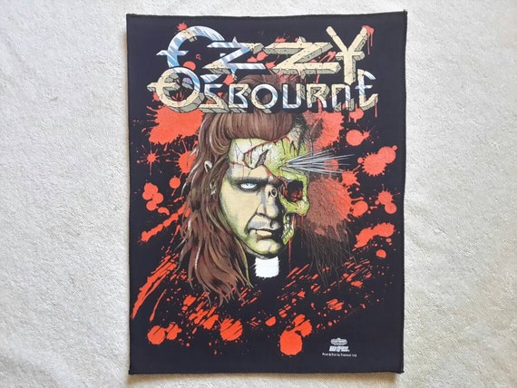 Black Sabbath patch DIY printed patches Ozzy Osbourne hard rock heavy metal band