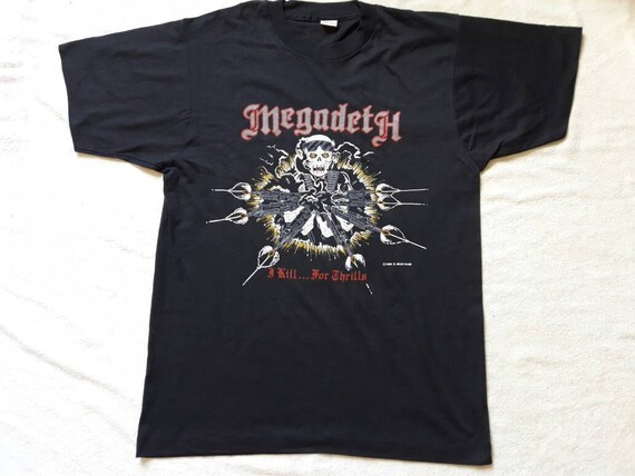 megadeth t shirts vintage