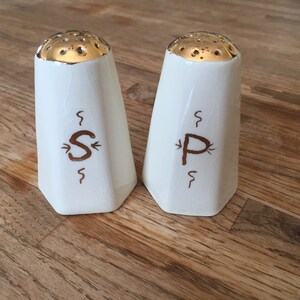 Hand-Painted Salt and Pepper Shakers
