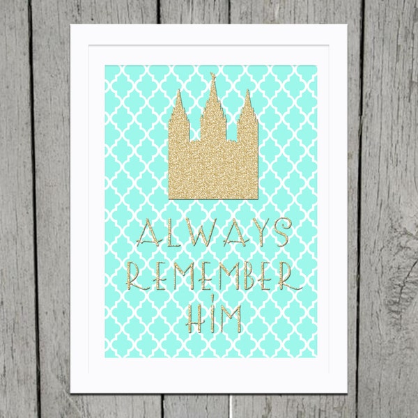 8x10 Lds Temple Printable - Etsy