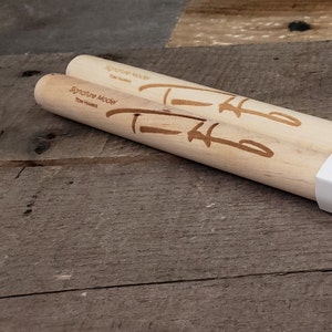 7A Custom Signature Your Signature Wood Tip Hickory Drum Sticks available in Vic Firth Classic and Unbranded models image 6