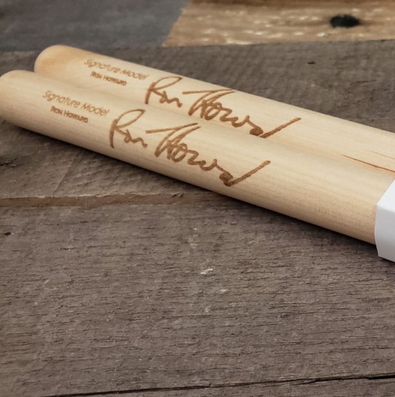 2B Custom Signature Your Signature Wood Tip Hickory Drum Sticks available in Vic Firth Classic and Unbranded models image 1