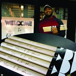 2B Custom Signature Your Signature Wood Tip Hickory Drum Sticks available in Vic Firth Classic and Unbranded models image 10