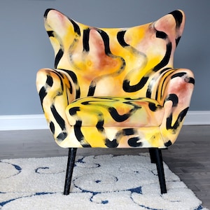 Accent chair, Lounge chair, furniture for living room, bedroom chair, Armchair, upholstery chair sofa, tufted cushioned chair, furniture