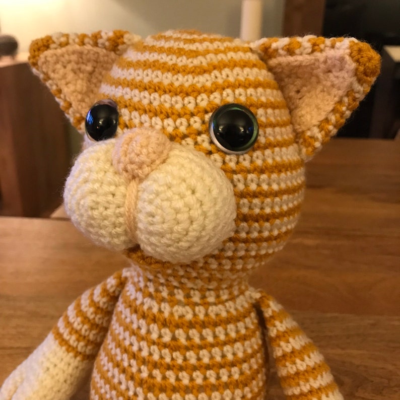 Amigurumi Cat Pattern, crochet cat pattern, cat pattern, amigurumi kitten pattern, crochet kitten pattern image 6