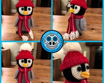 Amigurumi Penguin pattern, Crochet Penguin Pattern, Amigurumi Christmas pattern, Crochet Christmas pattern