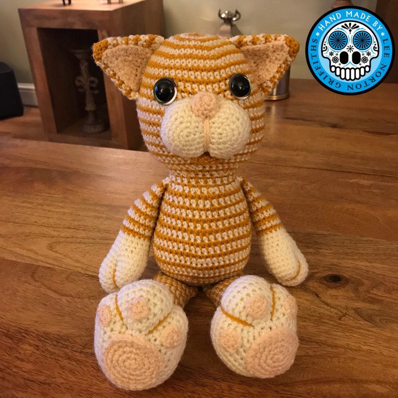 Amigurumi Cat Pattern, crochet cat pattern, cat pattern, amigurumi kitten pattern, crochet kitten pattern image 1